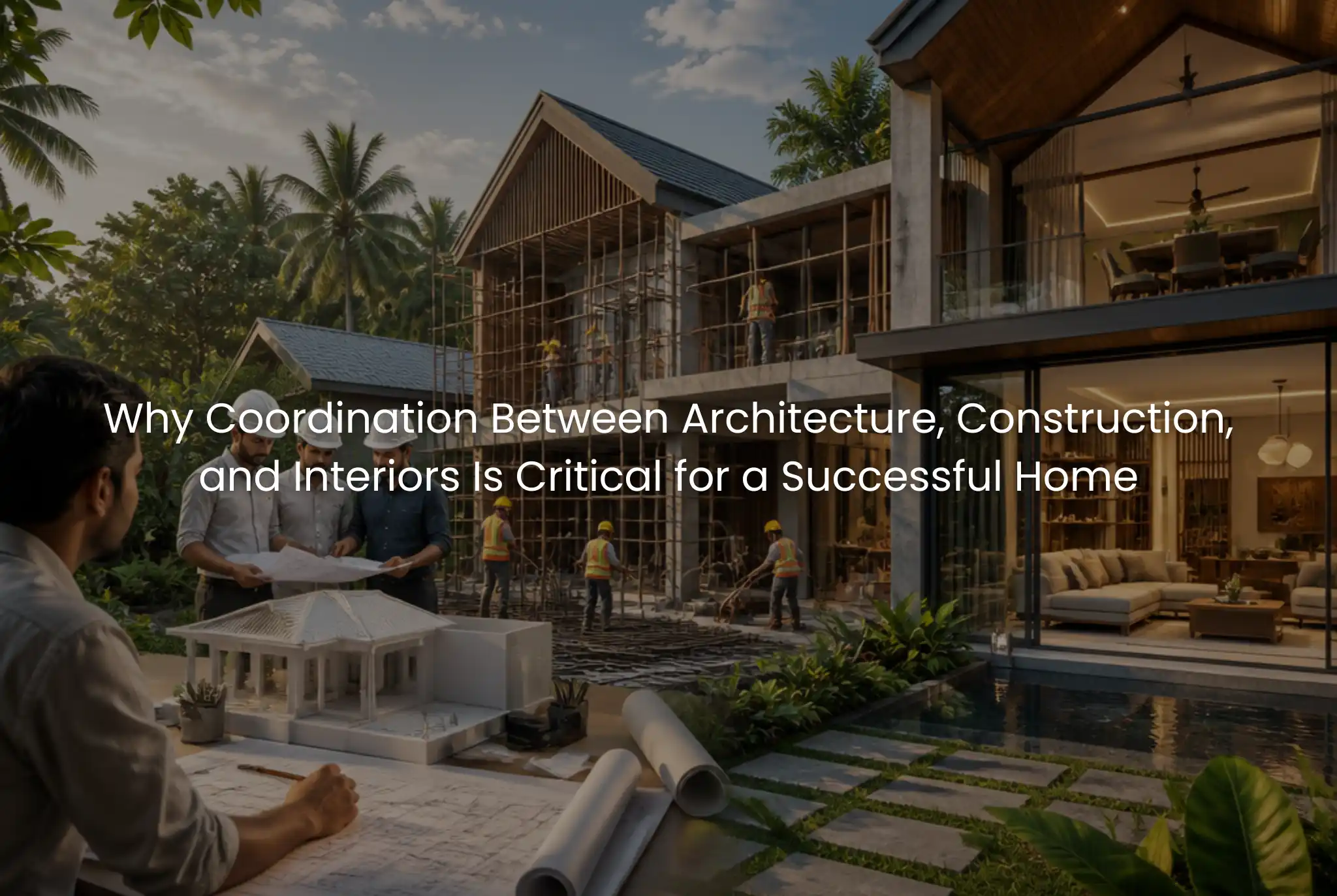 Why Coordination Between Architecture, Construction, and Interiors Is Critical for a Successful Home